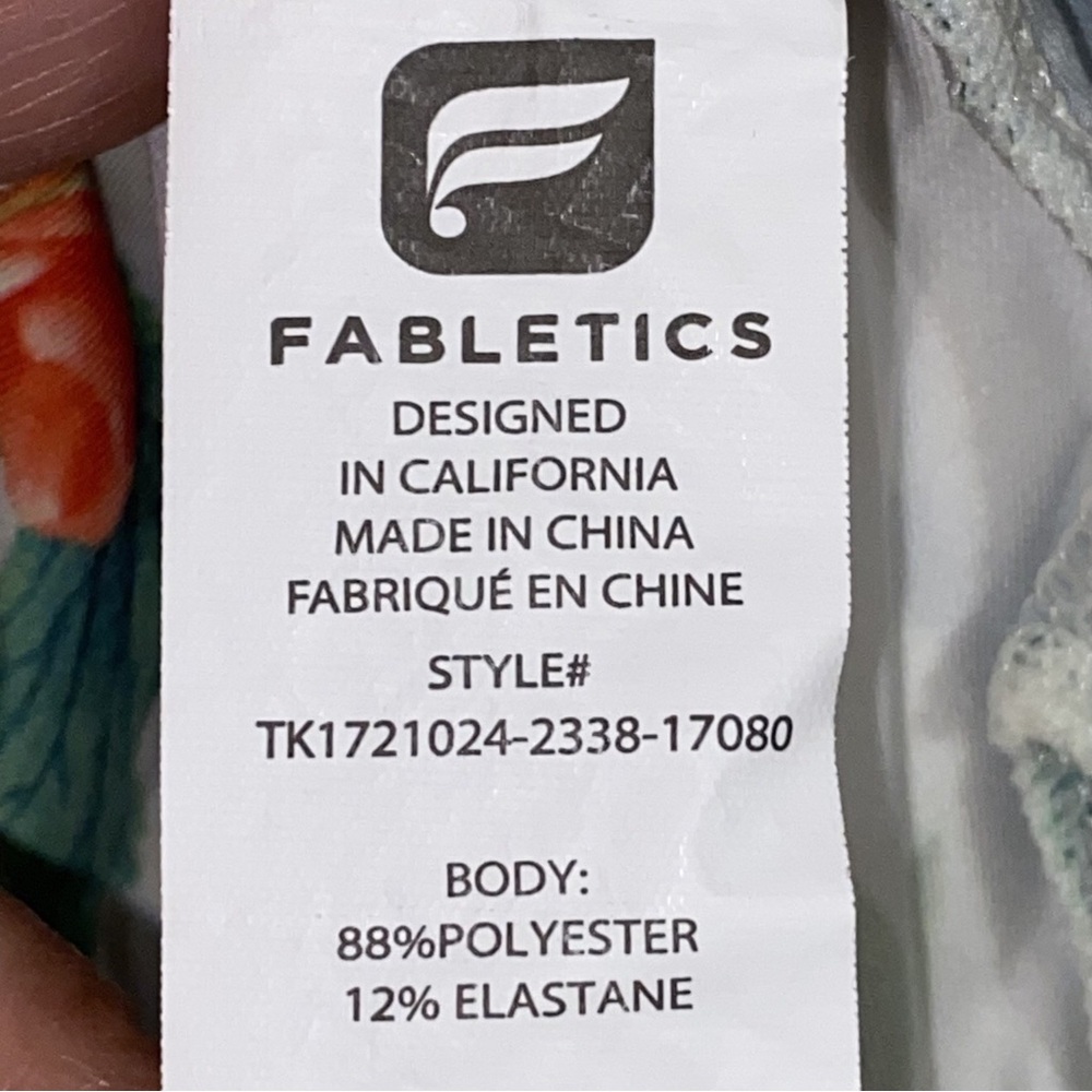 Fabletics Multicolor Floral Women's Blouse - Picture 4 of 6